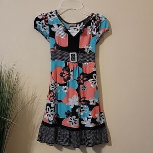 CANDIE'S FLORAL DRESS, SIZE 10